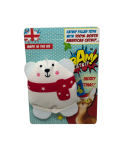 BAM! Polar Bear Catnip Christmas Toy